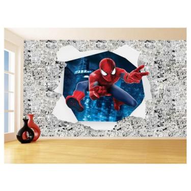 Imagem de Papel De Parede 3D Heróis Página Quadrinhos Hq 3,5M Nhma205 - Você Dec