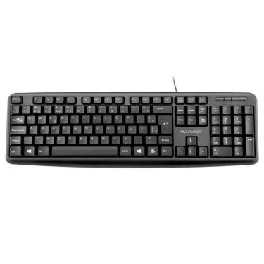 Imagem de Teclado USB Multilaser Slim Preto TC065