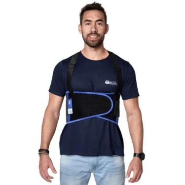 Imagem de Cinto Ergonômico Preto c/ Detalhe Refletivo GG 3379 BrasCamp