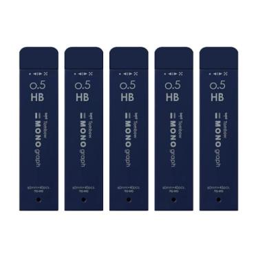 Imagem de Tombow Monografia mono de grafite afiado R5-MGHB42-5P MG 0,5 mm HB azul-marinho