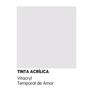 Imagem de Tinta Semibrilho Premium Cinzas - Vitacryl, Temporal de Amor, 3,6 lts