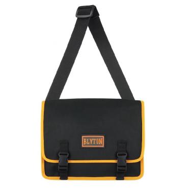 Imagem de Bolsa Porta Ferramenta Impermeável Cartucheira Encanador Eletricista Alça Transversal Regulável 2 Bolsos - Amarela