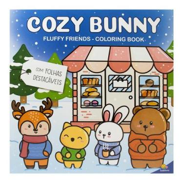 Imagem de Livro - Fluffy Friends - Coloring Book: Cozy Bunny