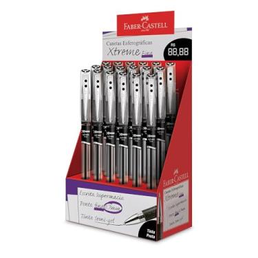 Imagem de Caneta Esferográfica, Faber-Castell, Xtreme, 0.7mm, XT07/PR.N, Preta, Display com 18 unidades