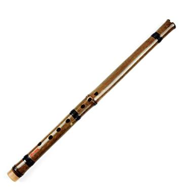 Imagem de Flauta para iniciantes flauta marrom vertical flauta de bambu instrumento de sopro de madeira Xiao adequado para iniciantes e profissionais instrumento musical
