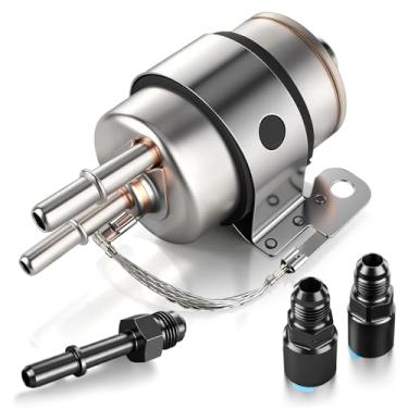 Imagem de Kit regulador de filtro de combustível de 58 PSI para conversão LS Swap EFI, substituição para regulador de pressão do filtro de combustível Chevrolet Chevy com AN-6 3/20.3 cm 5/40.6 cm EFI Entrada