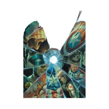 Imagem de Pintura Em Tela Da Liga Dos Super-Heróis Marvel, Homem De Ferro, Deadp