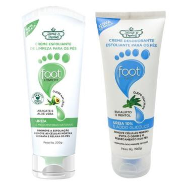 Imagem de Esfoliante para Pés + Creme Desodorante Flores e Vegetais 200g - Flore