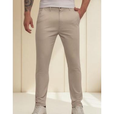 Imagem de Calça Sarja Masculina Esporte Fino Alfaiataria Bolso Faca - Red way, B