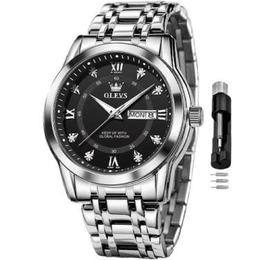 Imagem de Relógio OLEVS Luxury Dress analógico impermeável luminoso masculino