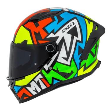 Imagem de CAPACETE MT - STINGER 2 MELD E3 FLUOR GLOSS