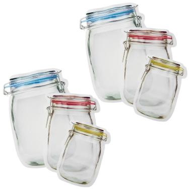 Imagem de 3 Organizadores Sacos Térmicos Zip Lock Ecobag Kit 02 Un