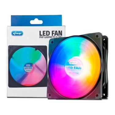 Imagem de Led Fan Cooler Para Computador Eficiente Silencioso