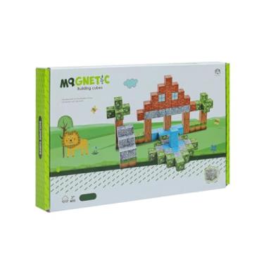 Imagem de Kit 88 Blocos Magnéticos De Montar Construção Brinquedo Educativo MAGNETIC