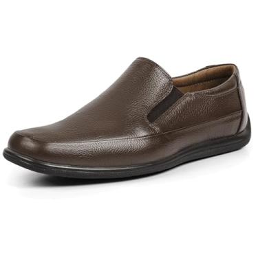 Imagem de Opananken Sapatos masculinos de couro Free Fly – design casual e elegante, 100% couro legítimo, palmilha de látex de ar, controle de odor, leve e durável para conforto durante todo o dia e caminhadas