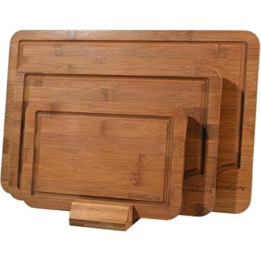 Imagem de SliceElite Conjunto de tábua de corte de carbono profundo de 3 peças