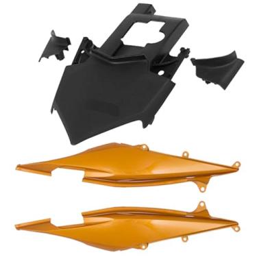 Imagem de Kit Conjunto Carenagem Moto Cód. 015-2000/015-2008 CB 300R 2010/2011 Amarelo Caju Perolizado