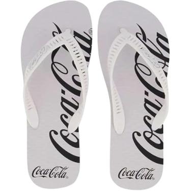 Imagem de Chinelo Coca Cola Spencerian Branco 43-44