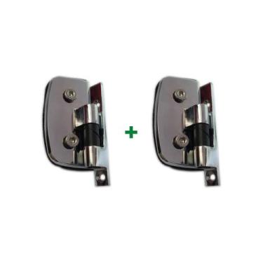 Imagem de 2 Dobradiças Automática 1114 Para Box De Banheiro - De acordo com o es