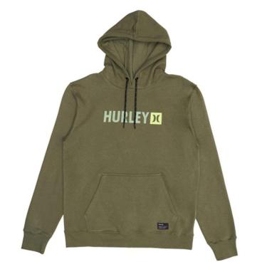 Imagem de Moletom Hurley Canguru Square 2 WT25 Masculino-Masculino