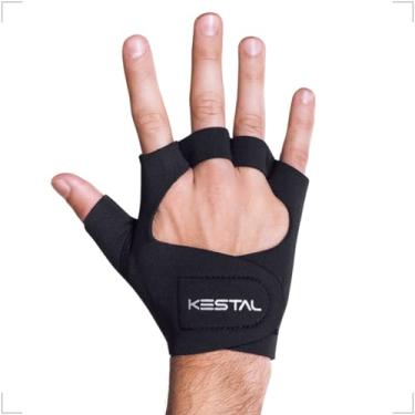 Imagem de Luva Protetora Proteção Saúde Academia Ortopédica Kestal Ksn016 (Preto, M)