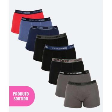 Imagem de Cueca Sortida Masculina Boxer-83231 - MGS, Sortido, P