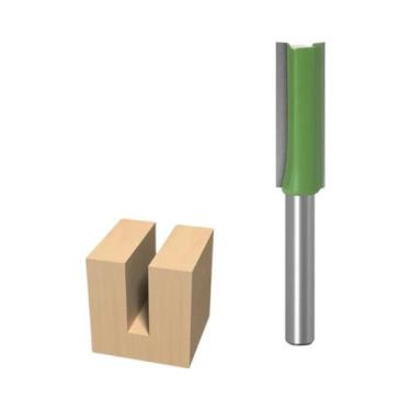 Imagem de Fresa De Carboneto De Tungstênio Com Haste De 6mm, Dupla Lâmina Reta P