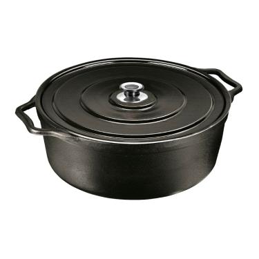 Imagem de Caçarola Artesanal Tampa Metálica Panela Mineira 40cm 15L