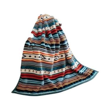 Imagem de Cobertor De Flanela Estilo Boêmio Design Nórdico Universal Para Sofá P