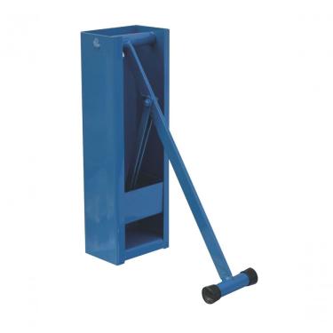 Imagem de Amassador De Latas Latão Latinha Até 473Ml Manual Azul