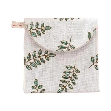 Imagem de Bolsa De Armazenamento De Algodão E Linho Transparente E Fofa Para Abs