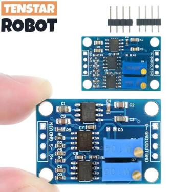 Imagem de Módulo Amplificador De Tensão Microvolt (MV) 3-12VDC Com Chip AD620ARZ