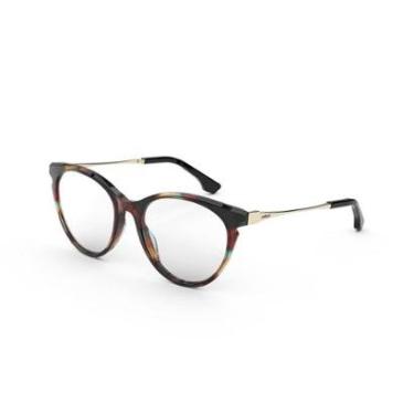 Imagem de Armação Óculos Colcci Luna C6155fg152 Demi Turquesa-Feminino