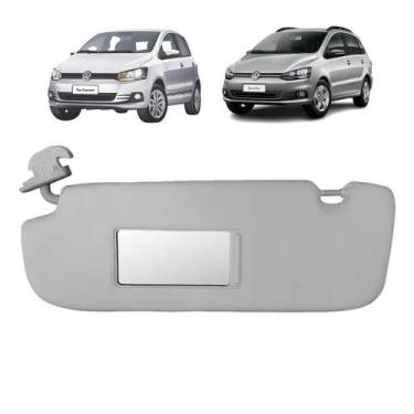 Imagem de Quebra Sol Cinza com Caixa Espelho Volkswagen Fox Spacefox 2003 a 2011