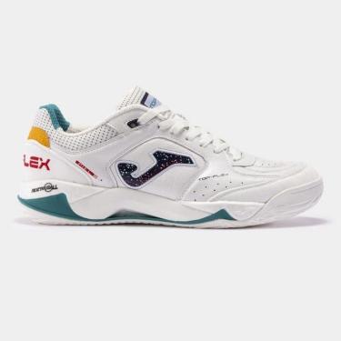 Imagem de Chuteira Joma Futsal Top Flex Plus Branca/Verde-Masculino