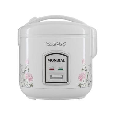 Imagem de Panela Elétrica de Arroz Mondial Bianca Rice 5 400W Branco 220V - NPE-