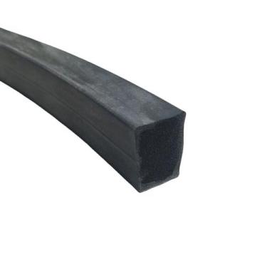 Imagem de Rolo de 10 Metros Perfil Esponjoso Borracha 20x15mm Vedação Porta Lond