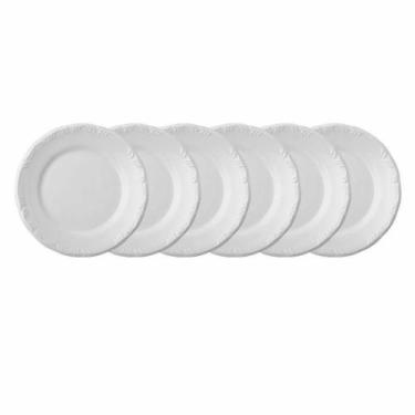 Imagem de Jogo De Pratos Rasos 6 Peças Pomerode Schmidt - PORCELANA SCHMIDT