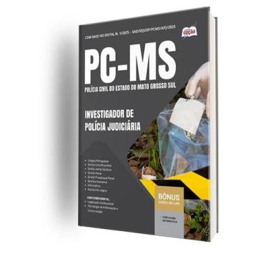 Imagem de Apostila PC-MS - Investigador de Polícia Judiciária - Apostilas Opção