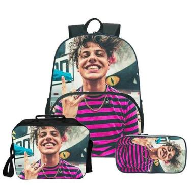 Imagem de Conjunto de mochilas Yungblud Satchel Anime para impressão 3D para cri