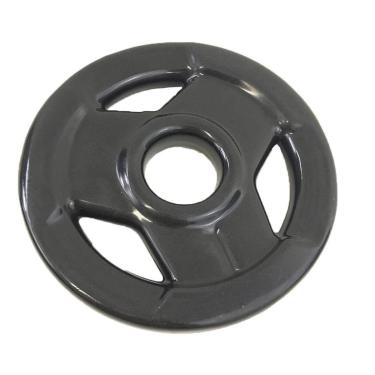 Imagem de Anilha 1kg Sport Emborrachada Furo Standad Ahead Sports Preta-Unissex