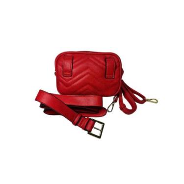 Imagem de Bolsa Feminina Estilo Pochete Transversal Alça Ombro Tiracolo Cintura 