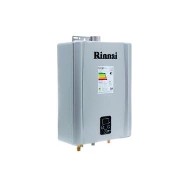 Imagem de Aquecedor de Agua a Gás Eletrônico E21 TOP Rinnai GLP Prata