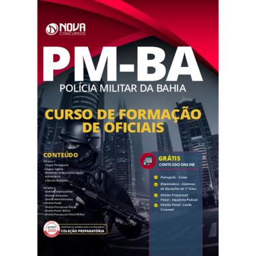 Imagem de Apostila PM BA - Curso de Formação do Oficiais da Bahia