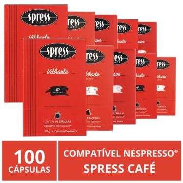 Imagem de 100 Cápsulas para Nespresso, Spress Café