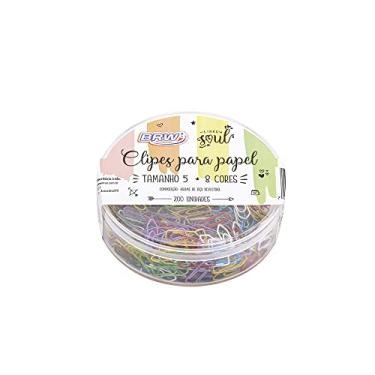 Imagem de Clips Colorido n.5 com 200 Unidades, BRW