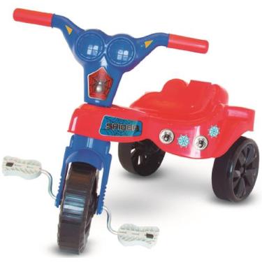 Triciclo Motoca Infantil Menino Bombeiro C/ Som - Samba Toys com o