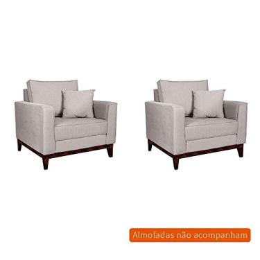 Imagem de Conjunto com 2 Poltronas Beny I Cru