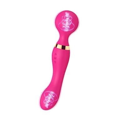 Imagem de Vibrador Poderoso Estimulador do Clitóris para Mulheres Varinha Mágica Vibração do Ponto G Brinquedos Sexuais (Rosa)