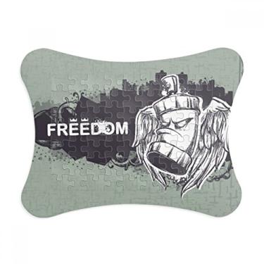 Imagem de Moldura de quebra-cabeça Hip-Hop Freedom Religiion Santo Graal Decoração de imagem Enfeite de jogo de quebra-cabeça